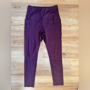 Danskin Plum High-Rise Performance Leggings